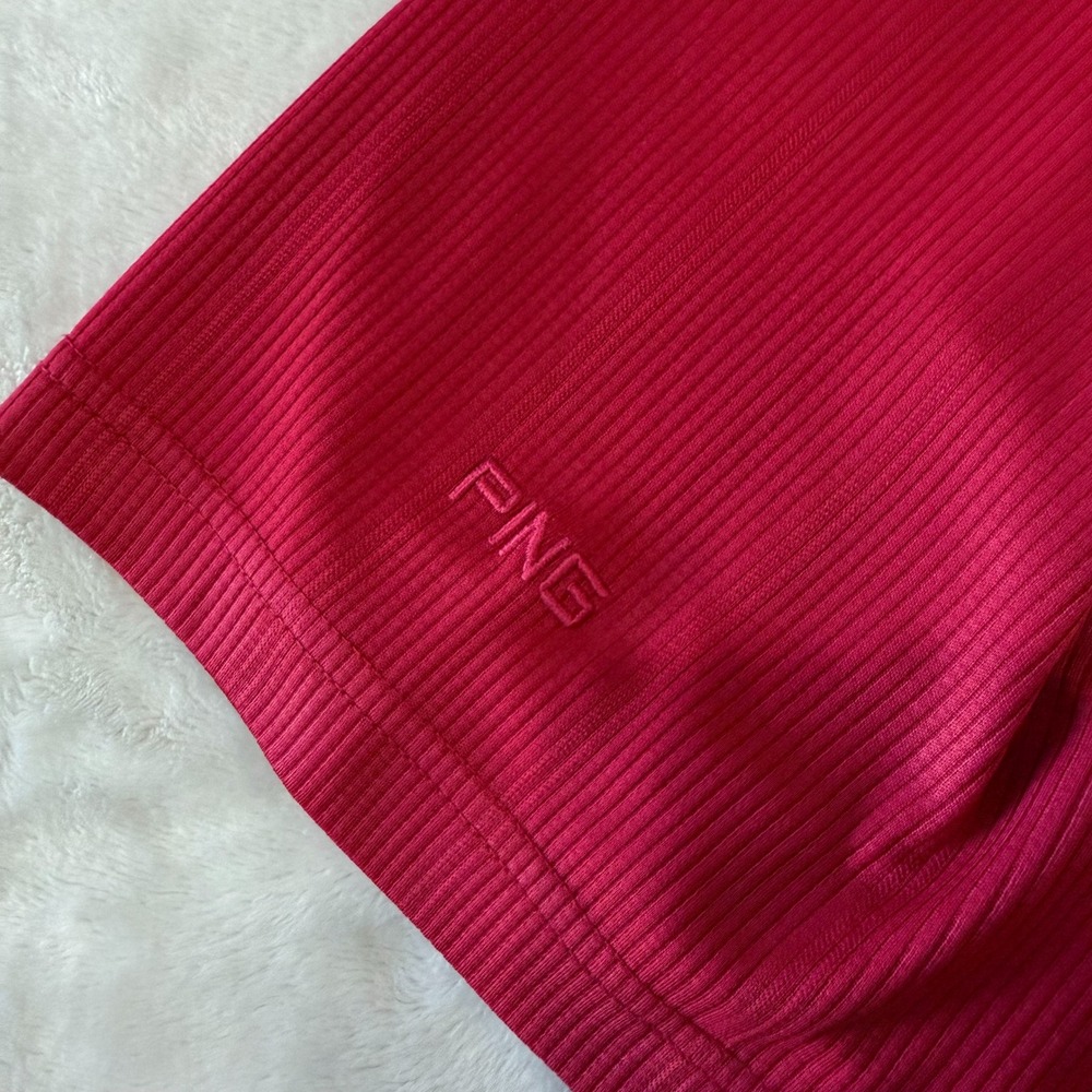 PING COLLECTION Mens Golf Polo Shirt Red Dry Fiber Dynamics Size 2X - Picture 8 of 8